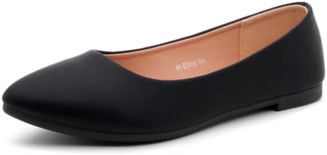 Herstyle Pointed Toe Ballet Flats for Women \u2013 Slip-On Dress Flats with Memory Foam, Comfortable Business Casual Shoes for Work, Office, Travel, Daily Wear &amp; Parties