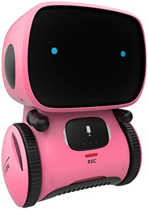 98K Kids Robot Toys for Girls and Boys, Voice Control and Touch Sensor Interactive Smart Talking Robots Intelligent Partner and Teacher with Singing, Dancing, Repeating, Toy Gifts for Kid Age 3 and Up