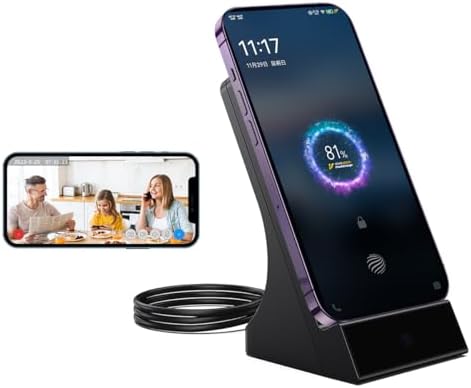 LIZVIE Phone Camera Charger Hidden Camera Charger with Night Version Live View for Home Office Security
