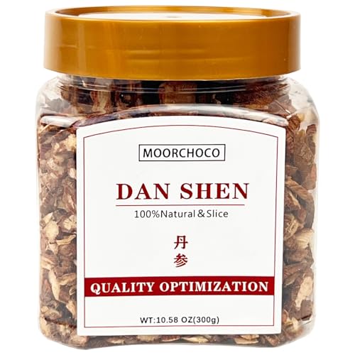 Salvia miltiorrhiza Red Sage Roots Dan Shen Danshen 300g/10.6Oz