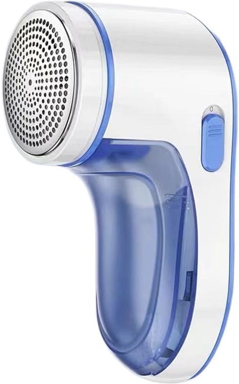 Fabric Shaver, Lint Remover for Clothes, Effectively and Quickly Remove Pills, Sweater Shaver with Stainless Steel 3-Leaf Blades and Safety Lock Protection.(Blue)