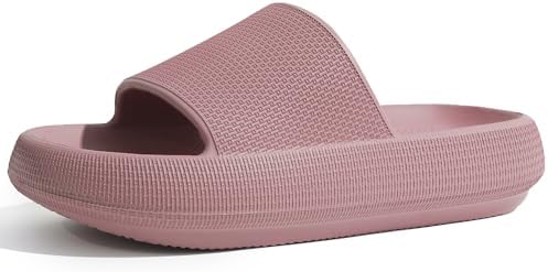 GETOEU Cloud Slides Women's Pillow Slide Shower Shoes Cloud Recovery Coolpad Thick Sole Pillow Slippers Comfortable Indoor and Outdoor Coolpad