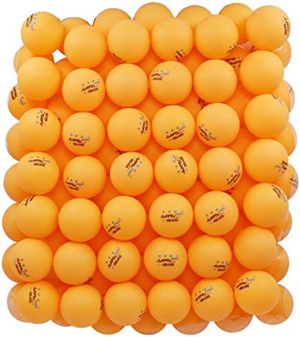 MAPOL 100 Counts 3-Star Orange Practice Ping Pong Balls Advanced Table Tennis Balls