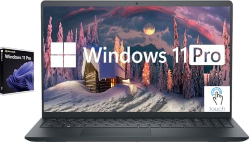 Dell Inspiron Touchscreen Laptop, 15.6&#34; Business &amp; Student Laptop Computer, Windows 11 Pro Laptop 32GB RAM 1TB SSD, Intel i5-1155G7 Processor, Full HD IPS Display, Numeric Keypad, HDMI, Carbon
