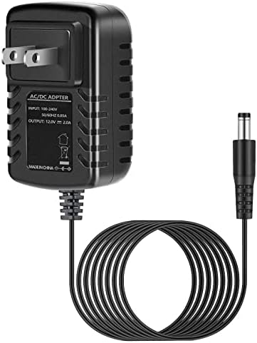 Wall AC Adapter Power Cord Compatible for RESTECK,Vellax,Medcursor,Mirakel,InvoSpa Shiatsu Back Shoulder and Neck Massager Charger Power Supply 12V（Only Fit for 12V Massager ）