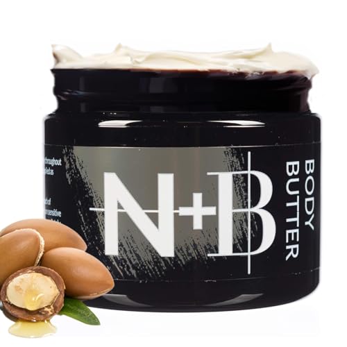 Nicole + Brizee N+B Whipped Body Butter  Vitamin E &amp; Argan Oil Extracts  Ultra Hydrating  No Sticky Residue