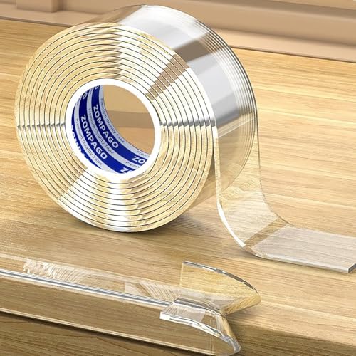 ZOMPAGO Clear Soft Corner Protectors for Furniture Strip,1.4in x13FT,Sharp Edge &amp; Table Bumper,Window Edge,Wall Protector, Soft Corner Guards Safe for Proof,Table Corner Protectors in Family