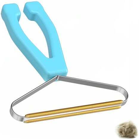 Carpet Rake,Lint Remover,Pet Hair Remover, Dog Cat Hair Remover,Carpet Rake for Pet Hair Removal,Lint Brush,Lint Shaver for Carpets, Car Mat,Couch,Pet Bed,Furniture &amp; Rug(Blue)