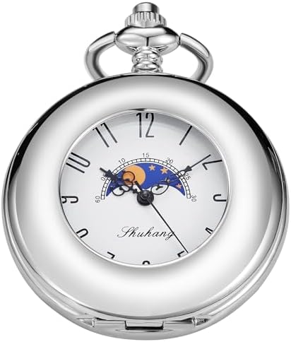 Tiong Bronze Single Opening Eagle Design Mechanical Pocket Watch, Men&#39;s Mechanical Movement Roman Digital Dial Pocket Watch