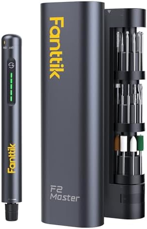 Fanttik F2 Master Mini Cordless Rotary Tool Kit 4V, NeoPulse Motor, 5 Variable Speed, 25000 RPM, Revostor Hub, 35 Accessories, Power Tool for Sanding, Polishing, Drilling, Carving, DIY Crafts