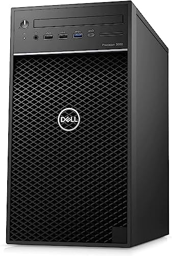 Dell Precision 3650 Desktop Tower Workstation Intel Core i7-11700 (8-Core) 32GB RAM 512GB PCIe SSD Dual (2) NVIDIA Quadro T1000 Windows 10 PRO