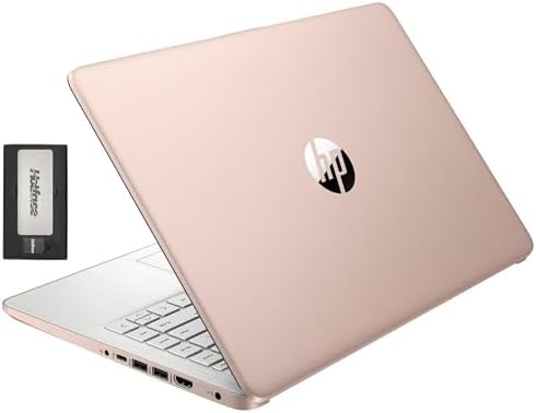 HP Stream 14&#34; HD BrightView Laptop, Intel Celeron N4120, 16GB RAM, 416GB Storage (128GB eMMC + 288GB Docking Station Set), Intel UHD Graphics, 720p Camera, Wi-Fi, 1 Year Office 365, Win 11 S, Gold
