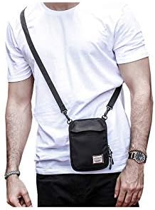 Small Crossbody Bag for Men, Mini Messenger Bag Shoulder Bag for Phone Passport