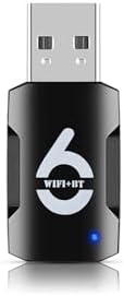 2-In-1 USB WiFi Bluetooth Adapter - 900Mbps 2.4\/5GHz Dual-Band, WiFi &amp; Bluetooth Adapter for PC\/Laptop\/Desktop, Wireless USB Dongle, Driver Free, Win 10\/11