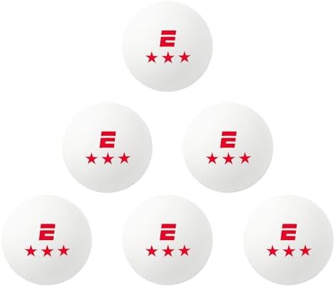 ESPN 3-star Table Tennis (6-piece set) - Table Tennis is perfect for children's games, family games, and game nights