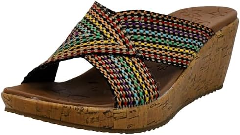 Skechers Women&#39;s Beverlee-Delighted Wedge Sandal
