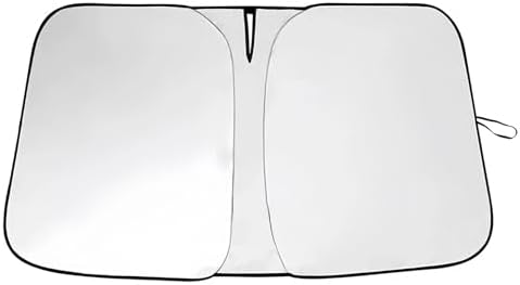 Windshield Sun Shade Fit for Civic 2016-2021, Foldable Front Sunshade Protector Blocks UV Rays Keep Car Cooler