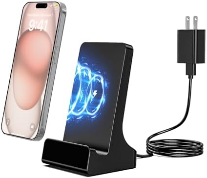 LIZVIE Hidden Camera Charger Dock with 2K 5G Pixels Security Adjustable 160° Wide-Angle Lens - Night Vision and Motion Detection - Wireless Phone Charger Camera, APP Remote Control for Home and Office