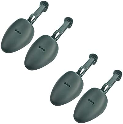 WAJJ 2 Pairs Plastic Shoe Tree Stretcher Shaper for Men Adjustable Length Shoes Boot Holder Shaper Support(Green Men)