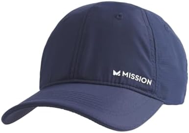 MISSION Cooling UPF Performance Hat - Unisex One Size Cap for Workouts, Golf &amp; Running - Sweat &amp; Water Activated Technology