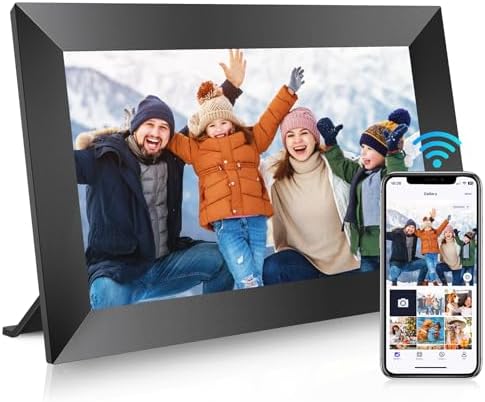 Uhale 10.1&#34; Digital Picture Frame with 32GB Storage Support SD Card, Electronic Photo Frames with 1280x800 HD IPS Touch Screen, Instantly and Securely Share Memories, Send Wishes from Anywhere