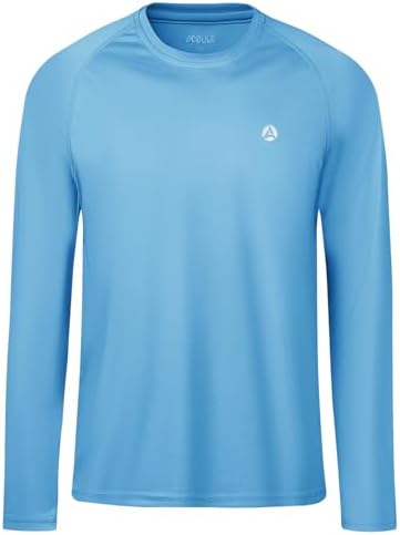 Boys Girls Long Sleeve Sun Shirts Rashguard UPF50 UV Quick Dry Athletic Hiking Fishing Golf Workout Play Water Size 6-14