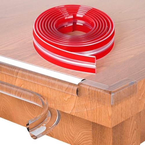 Corner Protectors Baby Proofing 6.6ft(2M) with 4 Corners,Corner Protector,Furniture Corner Guard &amp; Edge Safety Bumpers, Soft Edge Protectors with Upgraded Pre-Taped Strong Adhesive