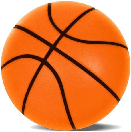 LGGbaodan Silent Basketball,2025 High-Density Soft Foam Silent Basketball Dribbling Indoor,Highly Elastic Soundless Basketball, Dribble Dream Silent Basketball Size 7\/24 cm for Kids Boys&amp;Girls.