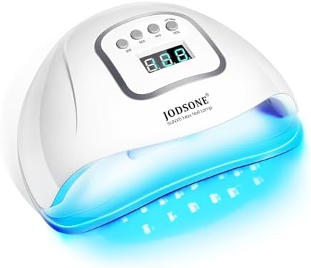 JODSONE U V LED Nail Lamp, Nail Dryer for Gel Polish, Led Light with Automatic Sensor &amp; 4 Timers