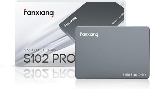 fanxiang S102 Pro SATA SSD 500GB 2.5&#34; Internal Solid State Hard Drive, Up to 560MB\/s, SLC Cache, 3D NAND TLC, Rapid Heat Dissipation, Upgrade Laptop PC and Desktops