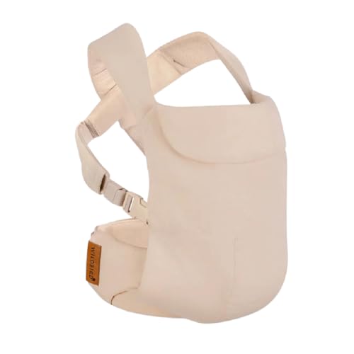 WildBird - Aerial Carrier - 7 to 45 lbs - for Moms, Dads &amp; Caregivers - 100% Natural European Linen Fibers - Versatile &amp; Adjustable - Small Size - Sparrow Fabric