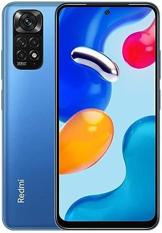 Xiaomi Redmi Note 11S 4G Volte 64GB + 6GB Factory Unlocked 6.43&#34; Quad Camera 108MP Night Mode (NOT Verizon Sprint Boost Cricket At&amp;t) (w\/Fast Car Charger Bundle) (Twilight Blue)