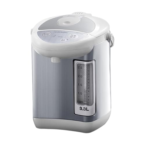 CUCKOO Electric Hot Water Urn Pot Dispenser 3.3L (111 Oz), Safety Lock, Rotating Base, Instant Auto Boiler and Warmer, for Tea &amp; Coffee