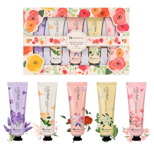 RMancipate Hand Cream Vegan Friendly,5 x 30ml, Pack of 5,for Dry Cracked Hands,Daily Moisturising hand Lotion gift set,Mothers Day gifts for women