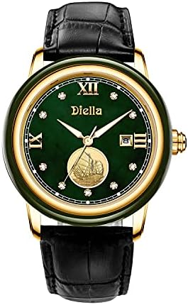 Diella Luxury Watches for Men and Women with Japanese Quartz Movement,Date Luminous, Waterproof