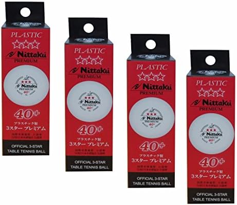 NITTAKU 3-Star Premium 40+ Table Tennis Balls