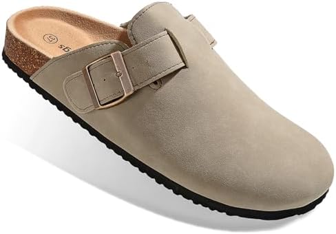 BULLIANT Comfort Clogs slippers sandals nurse work shoes suitable for both men and women, with soft cushioned cork insoles