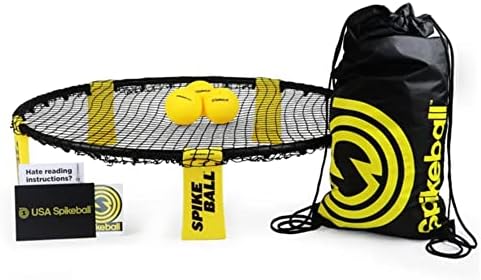 Spikeball 3 Ball Original Roundnet Game Set - Includes 3 Balls, net and Bag