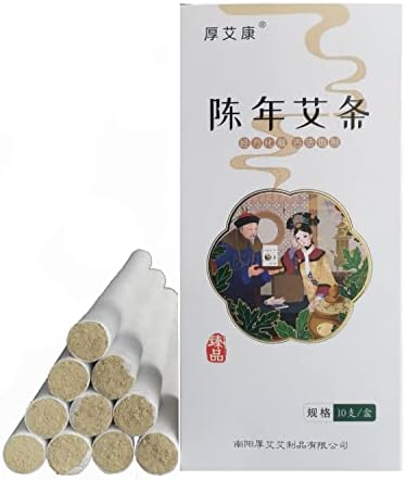 Moxa Sticks Natural Mugsport Rolls Wormwood, for Moxibustion Moxibustion Stick (10 per Box)