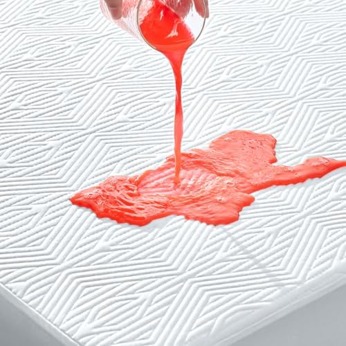 Premium Jacquard 100% Waterproof King Mattress Protector, Noiseless, Anti - Slip, Breathable Bed Cover, Rayon from Bambo, Quilted, Mattress Pad Sheet, Deep Pocket 8&#34;-21&#34;