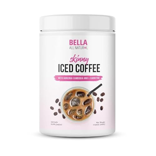 Bella All Natural Skinny Iced Coffee - Good Taste 500 Grams 17.637 Ounce