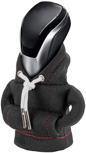 Gear Shift Hoodie, Gear Shift Cover, Universal Car Shift Knob Hoodie, Mini Hoodie for Car Shifter, Automotive Interior Cute Gadgets, Car Accessories and Decorations