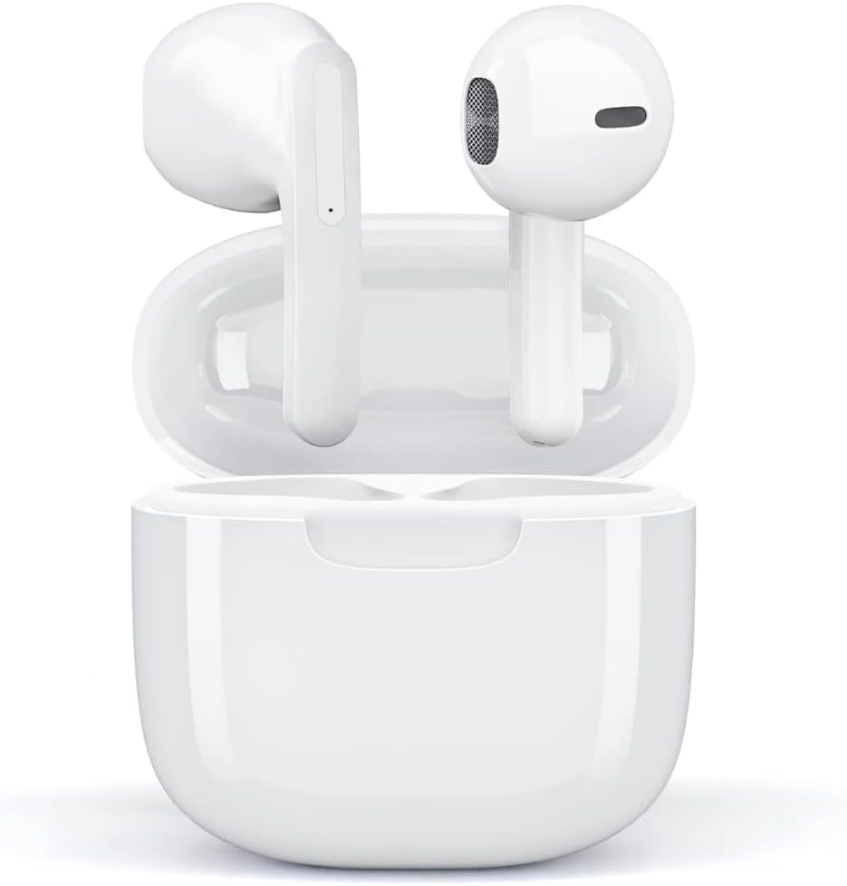 Wireless Earbuds Bluetooth Headphones 36H Bluetooth 5.0 with Wireless Charging Case, IPX6 Waterproof Earphones in-Ear Ear Buds with Touch Control, Built-in Mic for iPhone\/Android