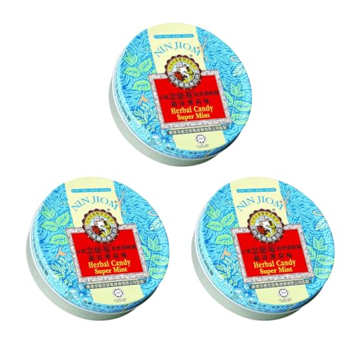 Generic Pack of 3 Nin Jiom Mint Flavour Herbal Candy