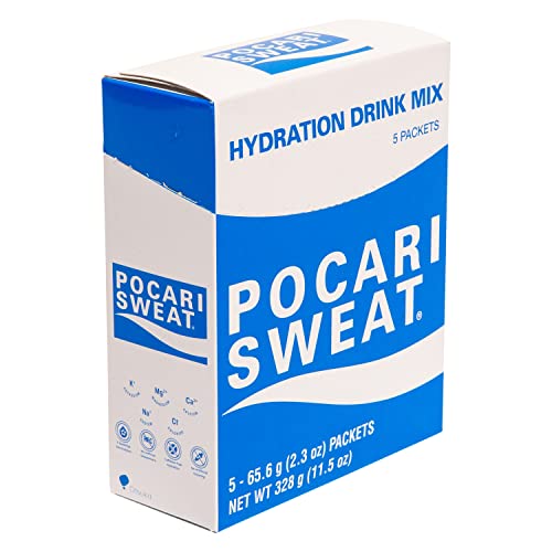 Pocari Sweat Powder, 1 Box, 5 Packets - Ultimate Hydration for Sports, Heat, and Everyday Wellness