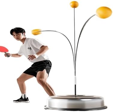Piegridiat Portable Massager Adult Table Tennis Trainer Single player Rebound Indoor Home Self practice Tool Self play Fixed Fighting