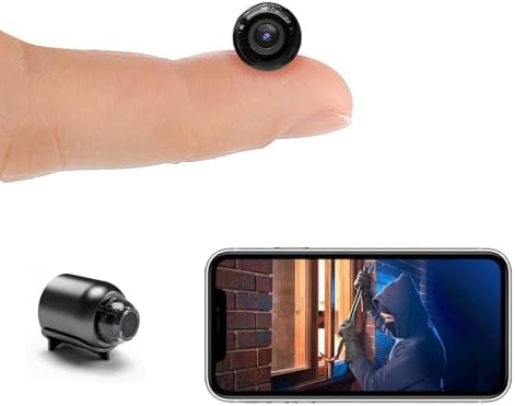 Smallest Wireless WiFi Camera,HD1080P Spy Camera Detector,Portable Mini Camera,Baby Monitor Camera,Nanny Cam,Pet Camera with Night Vision,Motion Detection,Cloud Storage for Security with iOS Android