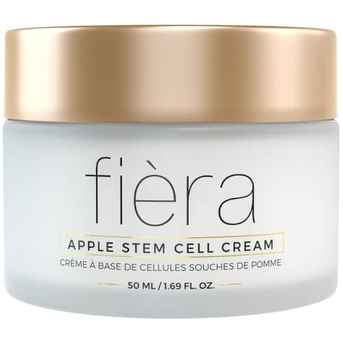FIÈRA 24-Hour Rejuvenating Face Cream with Apple Stem Cells - Anti-Aging Moisturizer for Mature Skin, Day &amp; Night Hydration, Improves Skin Tone, Texture, and Elasticity - 1.69 FL. OZ. \/ 50 ML