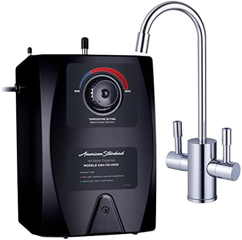 American Standard ASH-110 Hot Water Dispenser, Includes Polished Chrome Dual Handle Water Faucet 780 Watts, 110v