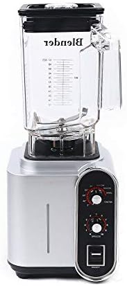 Soundproof Blender,110V 2200W 1.5L Commercial Fruit Juice Smoothie Maker With Shield Quiet Sound Enclosure for Puree, Ice Crush,Shakes and Smoothies (1.5L,2200W)